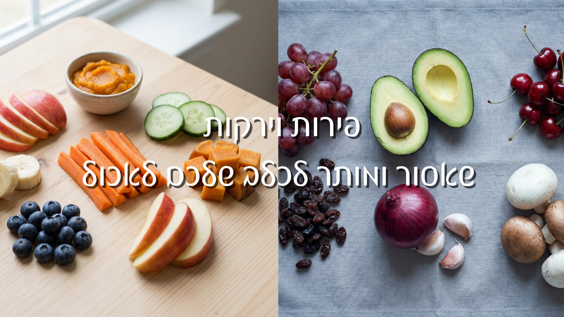 אילו ירקות ופירות מותר ואסור לכלב לאכול?