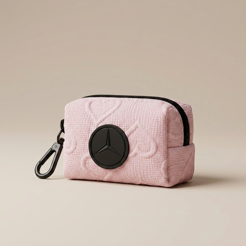 Hearts dog treats pouch