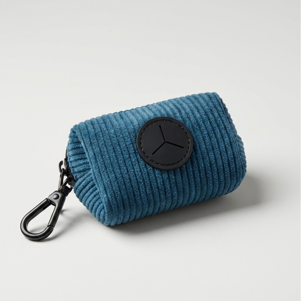 Navy dog treat pouch2