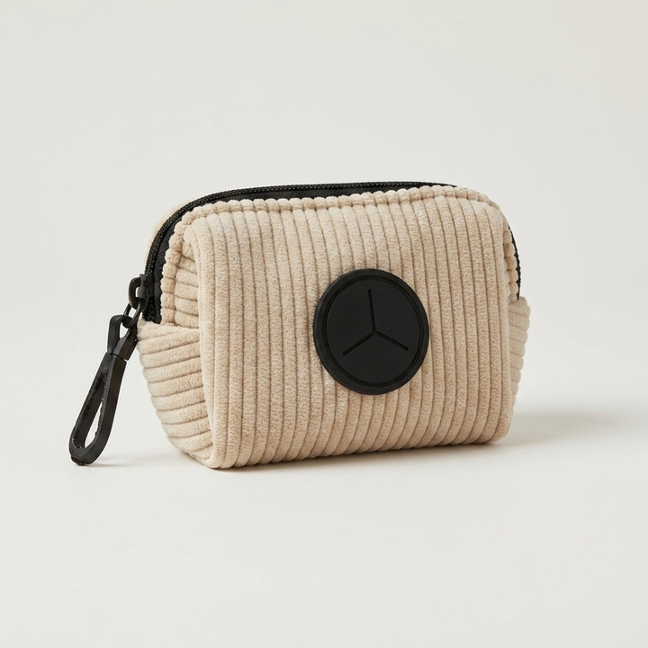 corduroy dog pouch bag