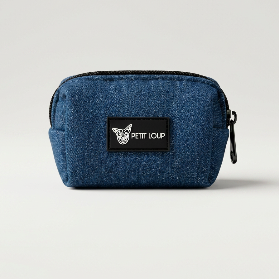 denim jeans treat pouch