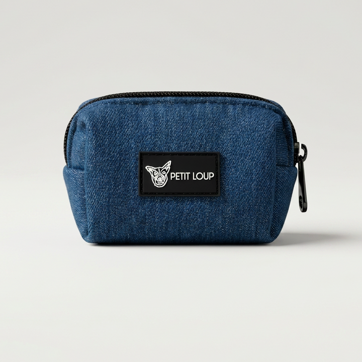 denim jeans treat pouch