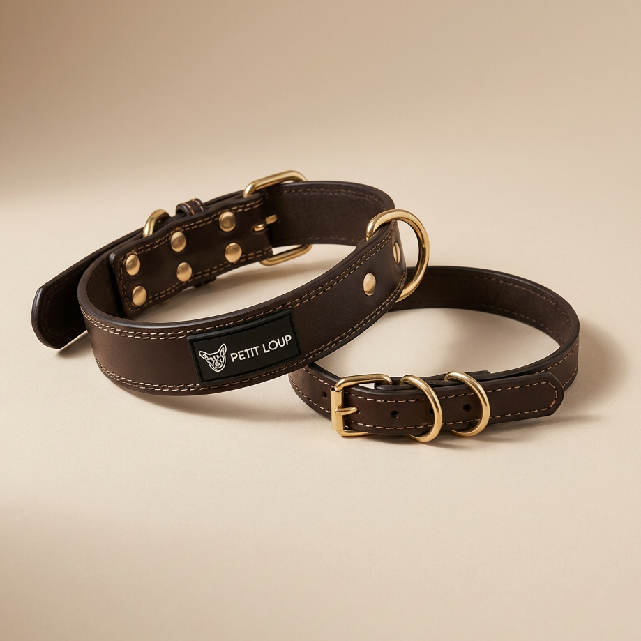 DUBA - קולר דמוי עור