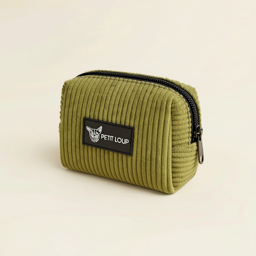 pistachio dog treat pouch